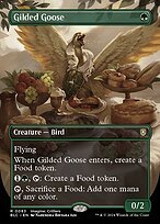 Glossy Finish Bloomburrow Commander Gilded Goose ( #83 )