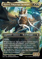 Glossy Finish Bloomburrow Commander Derevi, Empyrial Tactician ( #87 )