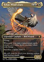 Glossy Finish Bloomburrow Commander Kykar, Wind's Fury ( #91 )