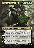 Glossy Finish Bloomburrow Commander Garruk, Cursed Huntsman ( #99 )