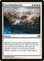 Matte Finish Born of the Gods Fated Retribution ( #11 )