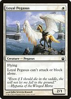 Matte Finish Born of the Gods Loyal Pegasus ( #19 )