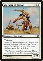 Matte Finish Born of the Gods Vanguard of Brimaz ( #29 )
