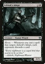 Matte Finish Born of the Gods Ashiok's Adept ( #59 )