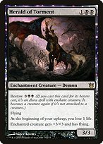 Matte Finish Born of the Gods Herald of Torment ( #75 )