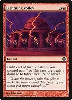 Matte Finish Born of the Gods Lightning Volley ( #101 )