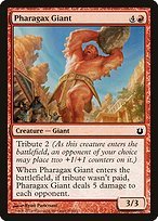 Matte Finish Born of the Gods Pharagax Giant ( #104 )