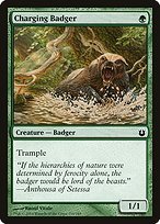 Matte Finish Born of the Gods Charging Badger ( #118 )