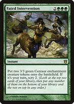Matte Finish Born of the Gods Fated Intervention ( #121 )