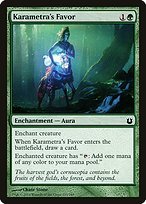 Matte Finish Born of the Gods Karametra's Favor ( #125 )