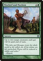Matte Finish Born of the Gods Mischief and Mayhem ( #126 )