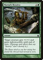 Matte Finish Born of the Gods Mortal's Resolve ( #127 )