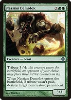 Matte Finish Born of the Gods Nessian Demolok ( #128 )