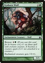 Matte Finish Born of the Gods Nyxborn Wolf ( #131 )