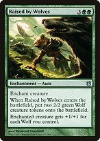 Matte Finish Born of the Gods Raised by Wolves ( #135 )