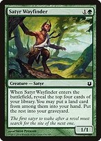Matte Finish Born of the Gods Satyr Wayfinder ( #136 )