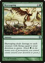 Matte Finish Born of the Gods Skyreaping ( #140 )