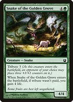 Matte Finish Born of the Gods Snake of the Golden Grove ( #141 )