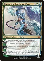 Matte Finish Born of the Gods Kiora, the Crashing Wave ( #149 )