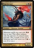 Matte Finish Born of the Gods Ragemonger ( #153 )
