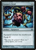 Matte Finish Born of the Gods Gorgon's Head ( #158 )