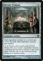 Matte Finish Born of the Gods Heroes' Podium ( #159 )