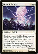Matte Finish Betrayers of Kamigawa Moonlit Strider ( #16 )