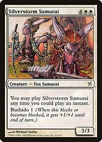 Matte Finish Betrayers of Kamigawa Silverstorm Samurai ( #22 )