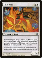 Matte Finish Betrayers of Kamigawa Tallowisp ( #25 )