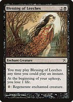Matte Finish Betrayers of Kamigawa Blessing of Leeches ( #62 )