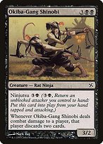 Matte Finish Betrayers of Kamigawa Okiba-Gang Shinobi ( #76 )
