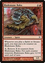 Matte Finish Betrayers of Kamigawa Blademane Baku ( #95 )