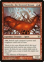 Matte Finish Betrayers of Kamigawa Mannichi, the Fevered Dream ( #112 )