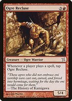 Matte Finish Betrayers of Kamigawa Ogre Recluse ( #113 )