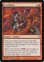 Matte Finish Betrayers of Kamigawa Overblaze ( #114 )