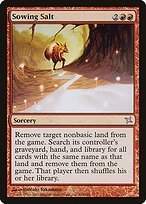 Matte Finish Betrayers of Kamigawa Sowing Salt ( #118 )