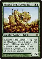 Matte Finish Betrayers of Kamigawa Kodama of the Center Tree ( #131 )
