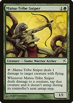 Matte Finish Betrayers of Kamigawa Matsu-Tribe Sniper ( #136 )