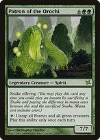 Matte Finish Betrayers of Kamigawa Patron of the Orochi ( #138 )