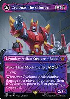Glossy Finish Transformers Cyclonus, the Saboteur // Cyclonus, Cybertronian Fighter ( #23 )