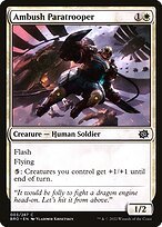 Matte Finish The Brothers' War Ambush Paratrooper ( #3 )
