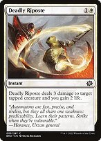Matte Finish The Brothers' War Deadly Riposte ( #5 )