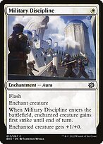 Matte Finish The Brothers' War Military Discipline ( #17 )