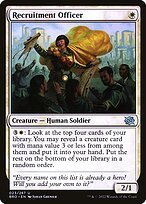 Matte Finish The Brothers' War Recruitment Officer ( #23 )