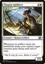 Matte Finish The Brothers' War Thopter Architect ( #29 )