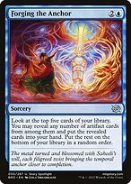 Matte Finish The Brothers' War Forging the Anchor ( #50 )