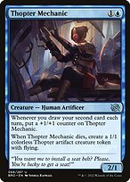 Matte Finish The Brothers' War Thopter Mechanic ( #68 )