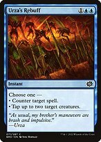 Matte Finish The Brothers' War Urza's Rebuff ( #71 )