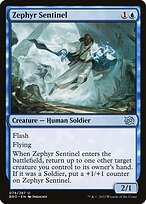 Matte Finish The Brothers' War Zephyr Sentinel ( #74 )