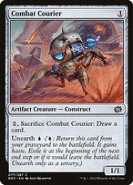 Matte Finish The Brothers' War Combat Courier ( #77 )